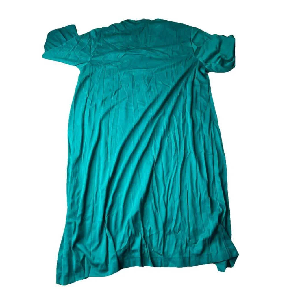 Vassarette Nightgown Button Front Evergreen Size XL 31100‎